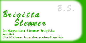 brigitta slemmer business card